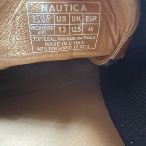 Men’s shoes both size 13. Nautica. In good condition.